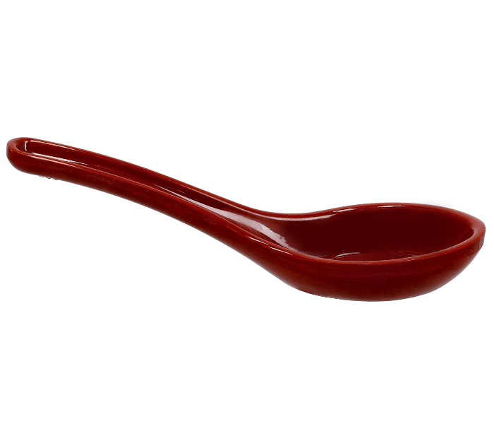 Delcasa DC2314 25Gram Melamine Soup Spoon - Maroon - Zoom Image 3