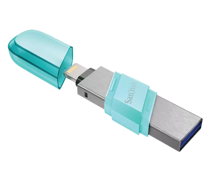 SanDisk SDIX90N-128G-GN6NE iXpand Flash Drive Flip 128GB - Blue - Zoom Image 5