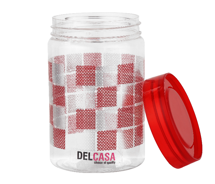 Delcasa DC2180 500ml Lightweight Plastic Canister - Red - Zoom Image 3