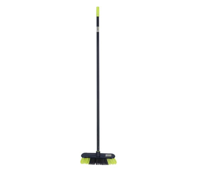 Royalford RF2369GR Floor Hard Broom - Grey & Green - Zoom Image 1