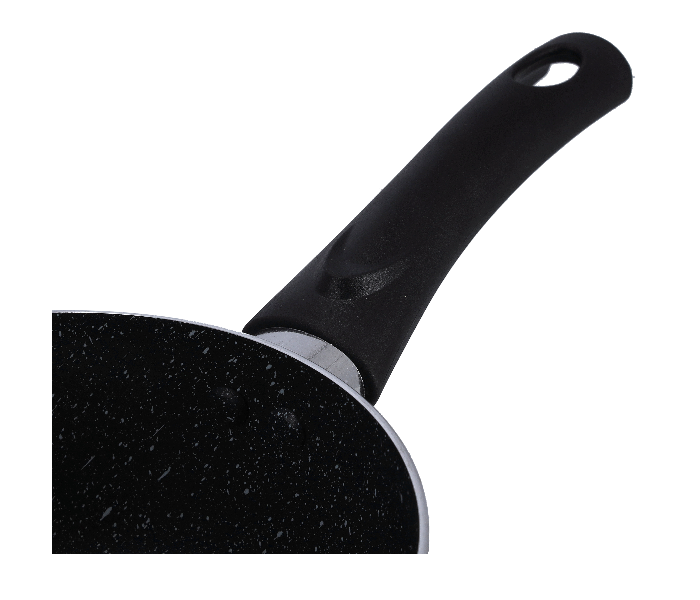 Delcasa DC1584 18cm Non Stick Aluminium Saucepan with Lid - Black - Zoom Image 2