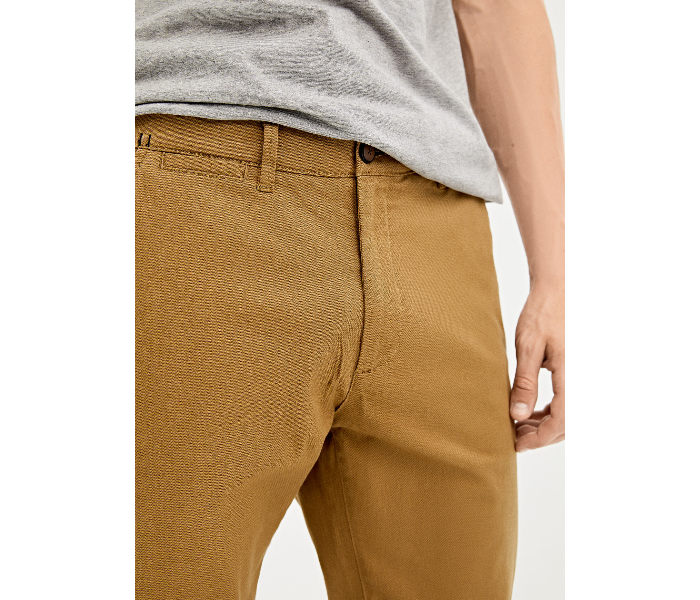 Springfield 155615050 Size 50 Chinos for Men - Beige - Zoom Image 2