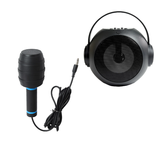 RMN USB Wireless Bluetooth Speaker with Mic - Black - Zoom Image 1