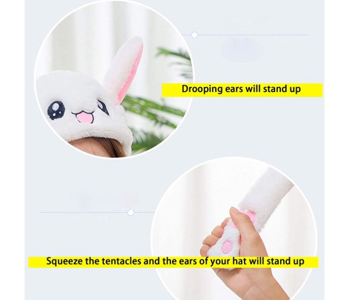 Funny Jumping Plush Bunny Pop Up Ear Hat for Kids and Women  - Zoom Image 3