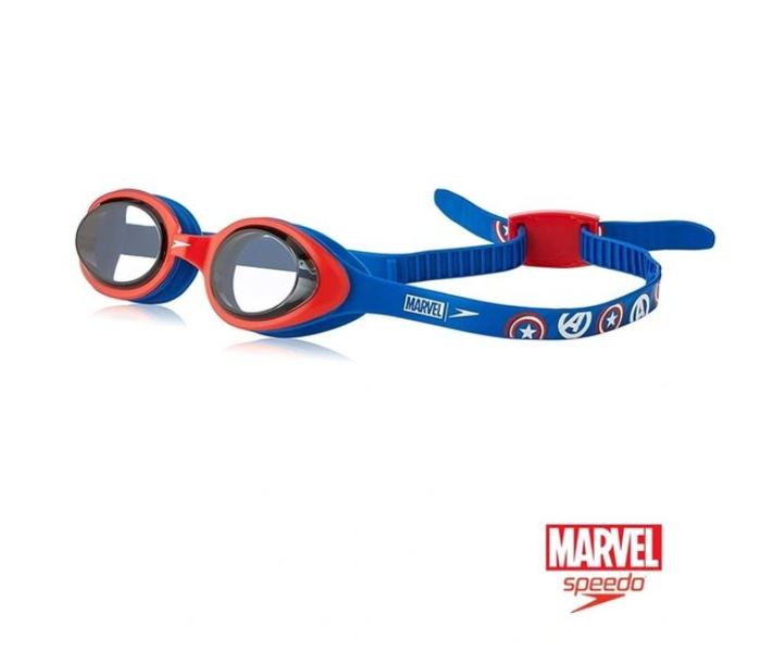 Speedo Marvel Avengers Illusion Junior Swim Goggles - Blue and Red - Zoom Image 3