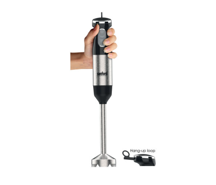 Sanford SF5511BR-A 800 Watts Stick Blender with Stainless Steel Blade - Black and Silver - Zoom Image