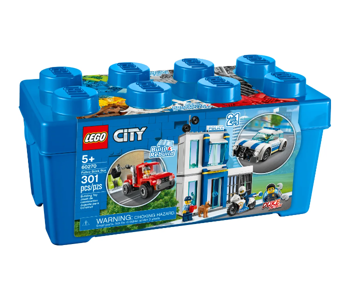 Lego 301 Piece Police Brick Box Interactive Building Toy for Kids - Zoom Image 3