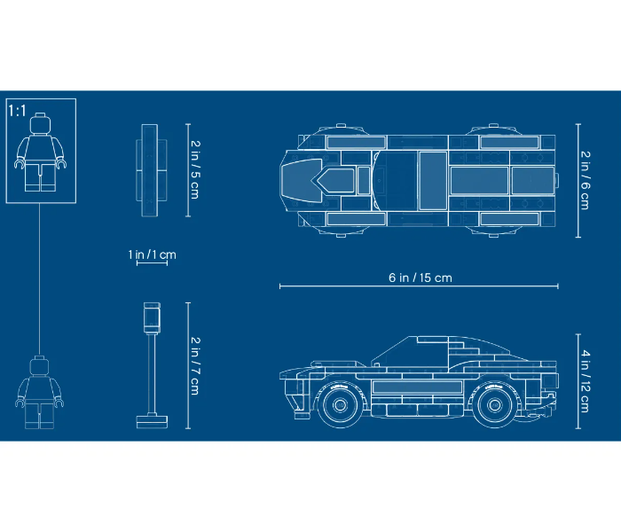 Lego 183 Piece Ford Mustang Interactive Building Toy for Kids - Zoom Image 4