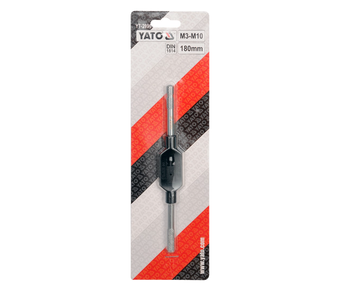 Yato YT-2996 M3-M10 180mm Tap Wrench - Black and Silver - Zoom Image 2