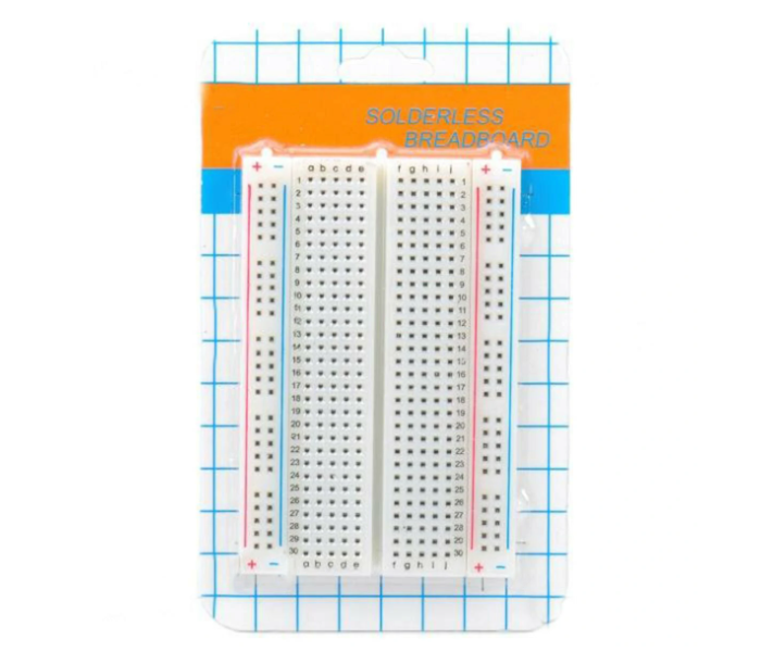 400 Points Solderless Breadboard - White - Zoom Image 3