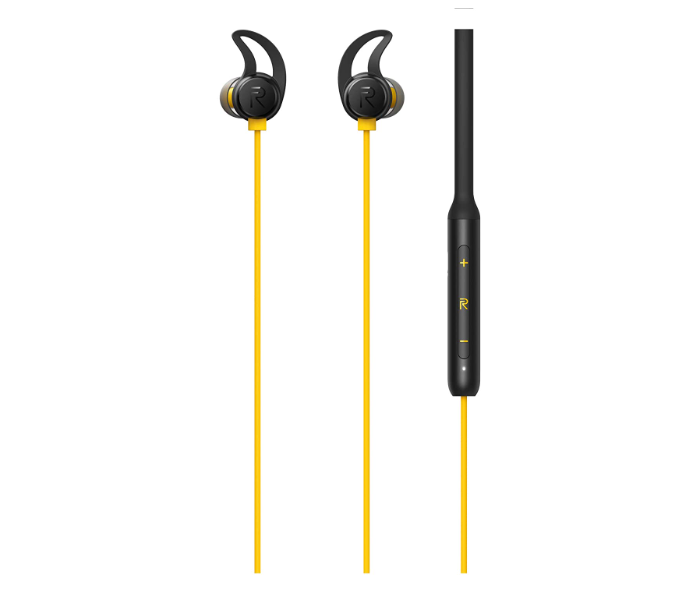 Realme Buds Wireless In-ear IPX4 Sweatproof Bluetooth 5.0 Deep Bass Bluetooth Earphone Neckband With Mic - Yellow - Zoom Image 6