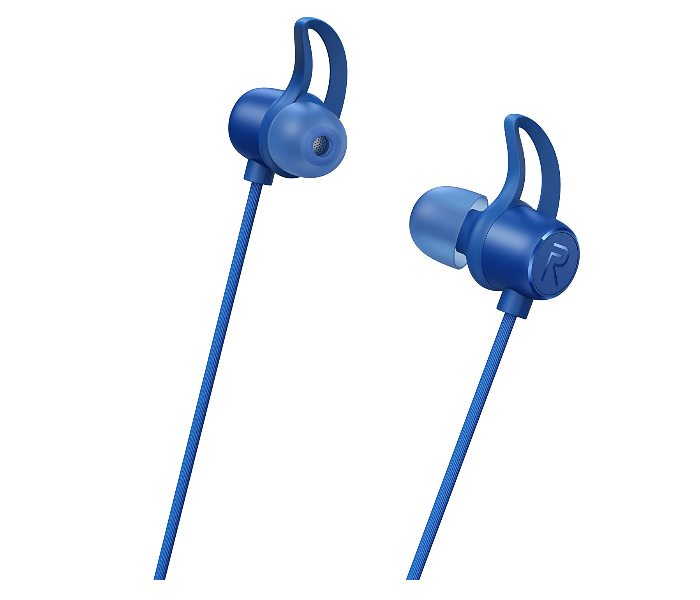 Realme Buds Wireless In-ear IPX4 Sweatproof Bluetooth 5.0 Deep Bass Bluetooth Earphone Neckband With Mic - Blue - Zoom Image 5