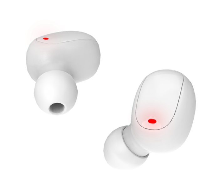 Porodo PD-STWLEP005-WH Soundtec Kids True Wireless Bluetooth 5.0 Earbuds with Touch Control - White - Zoom Image 2