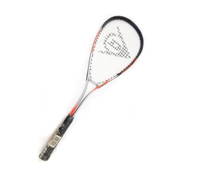 Dunlop Hyper Ti Squash Racket - Black and Silver with Neon Orange accent - Zoom Image 3