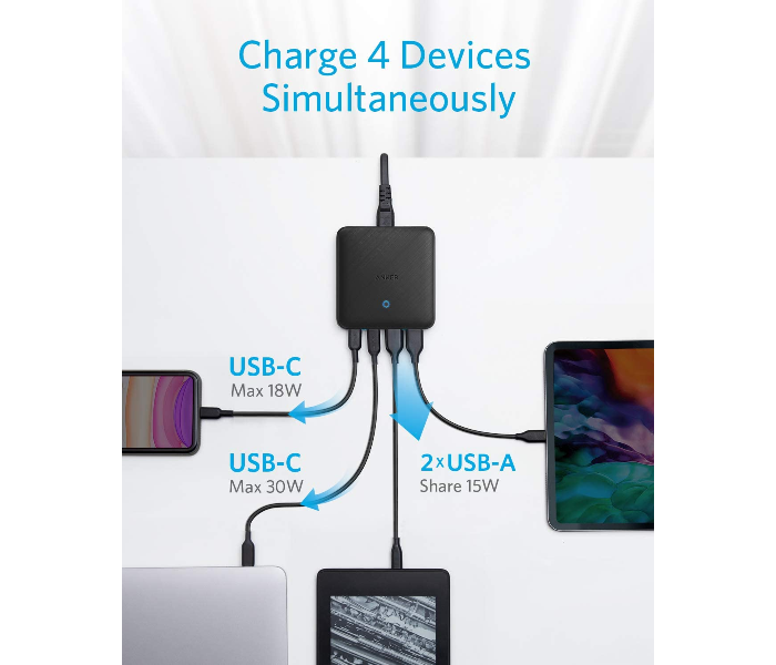 Anker A2046 PowerPort Atom III Slim USB C Charger - Black - Zoom Image 3