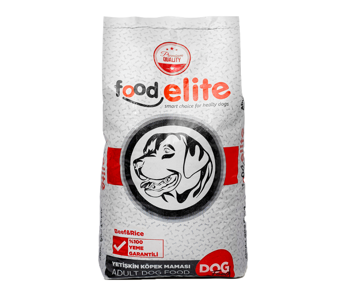 Food Elite 15Kg Premium Quality Beef and Rice Flavoured Adult Dog Food - Zoom Image