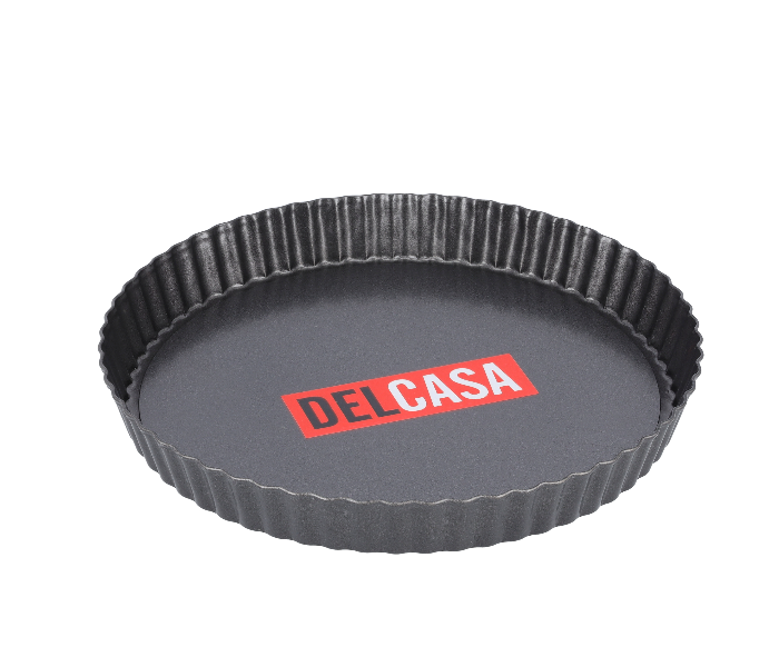 Delcasa DC2038 22x2.5CM Non-Stick Pie Cake Pan With Loose Base -Grey - Zoom Image 4