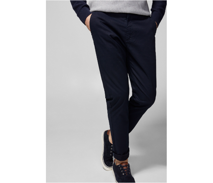 Springfield 155550210 Size 50 Chinos for Men - Navy - Zoom Image 1