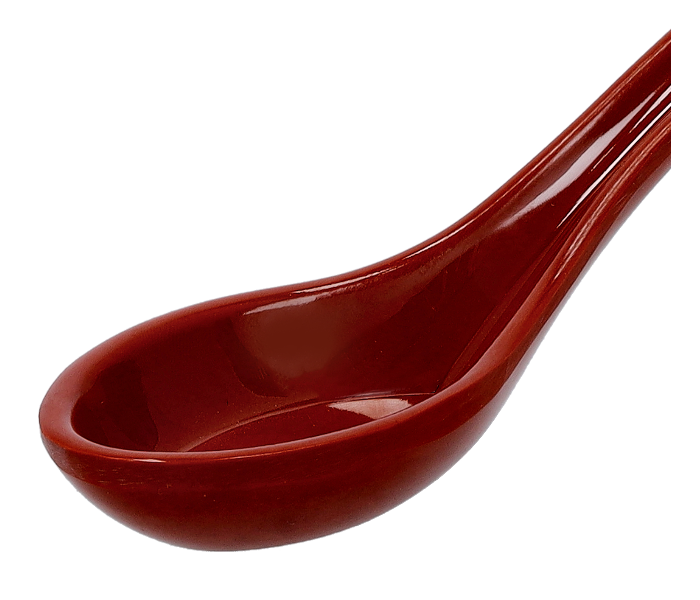 Delcasa DC2314 25Gram Melamine Soup Spoon - Maroon - Zoom Image 4