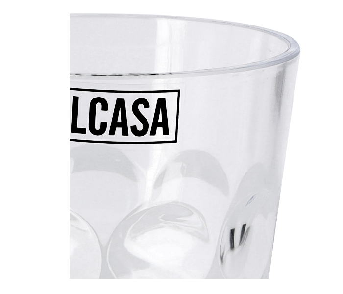 Delcasa DC1757 4 Pieces 270ml Durable Polystyrene Stable Cup Set - Clear - Zoom Image 3