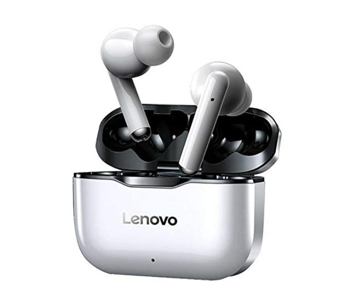 Lenovo LIVEPODS LP1 V5.0 TWS Hands-free Waterproof Wireless Touch Bluetooth Headset - White - Zoom Image 1