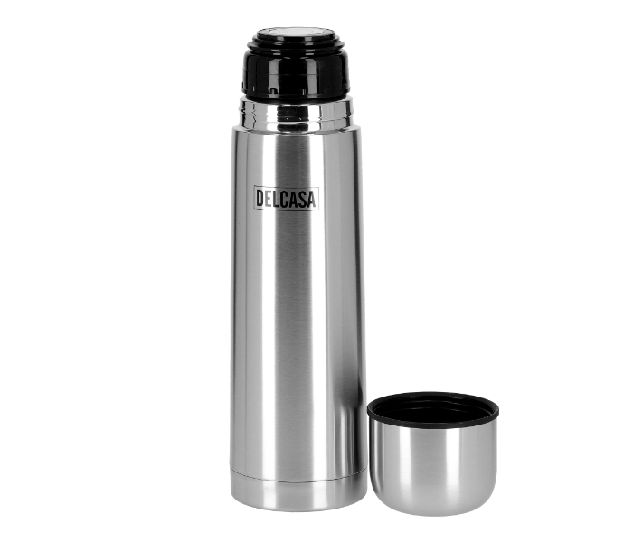 Delcasa DC1767 750ml Stainless Steel Durable and Leak Proof Vacuum Bottle - Silver - Zoom Image 2