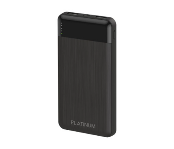 Platinum P-PBELG10BK ELEGANCE Series 10000mAh Power Bank with Quick Charge 3.0 - Black - Zoom Image 1