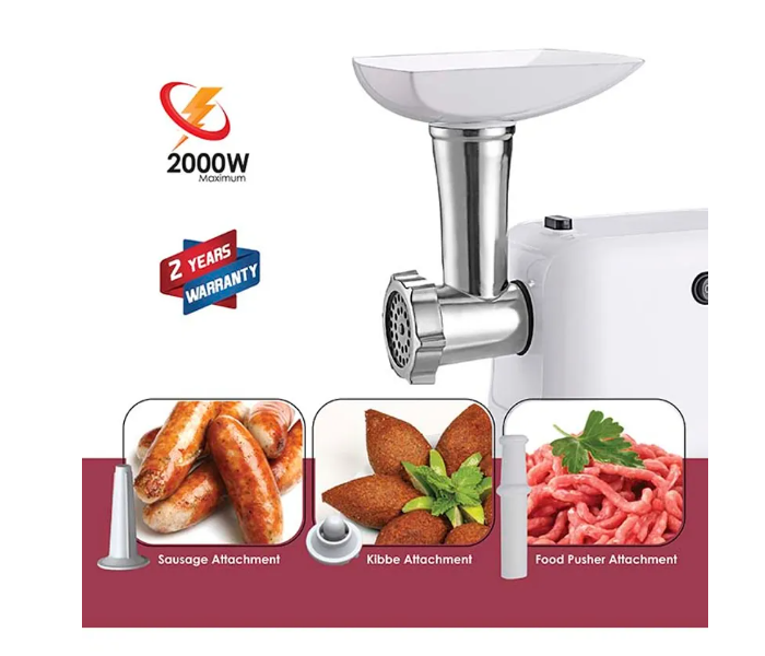 Sanford SF5862MG-B 2000 Watts Portable Meat Grinder - White - Zoom Image 4