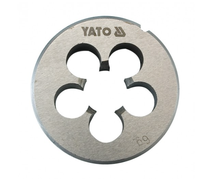 Yato YT-2974 M30 HS Steel M2 Round Thread Die - Silver - Zoom Image