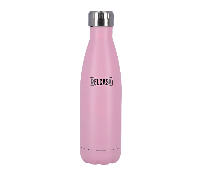 Delcasa DC1895 500ml Stainless Steel Reusable Stainless Steel Water Bottle -Pink - Zoom Image 1