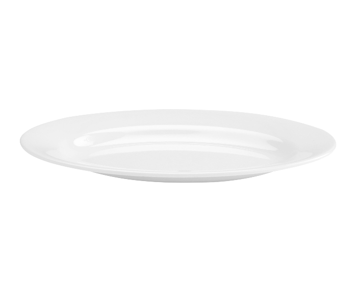 Delcasa DC2327 7 Inch Melamine Deep Oval Tray - White - Zoom Image 2