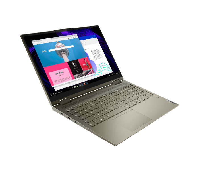 Lenovo Yoga 7 82BJ007WUS 15.6 Inch Touch Screen Intel Core i7 12GB RAM 512GB SSD Windows 11 - Zoom Image 5