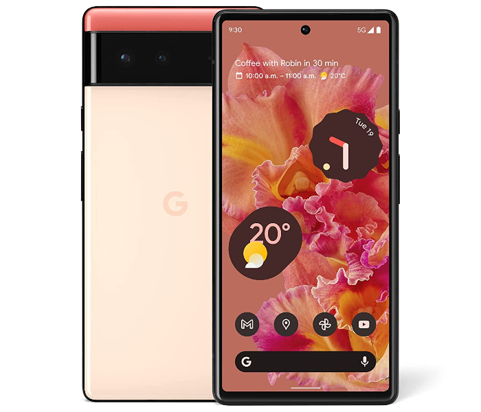 Google Pixel 6 8GB RAM 128GB with Google Tensor 5G Smartphone - Kinda Coral - Zoom Image 4