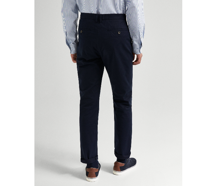 Springfield 155552911 Size 42 Chinos for Men - Dark Blue - Zoom Image 3