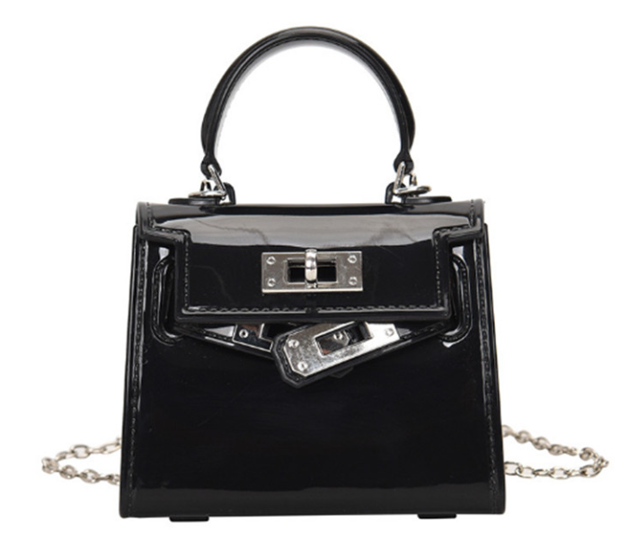 FN-Mini Jelly Handbags Cross Body - Black - Zoom Image