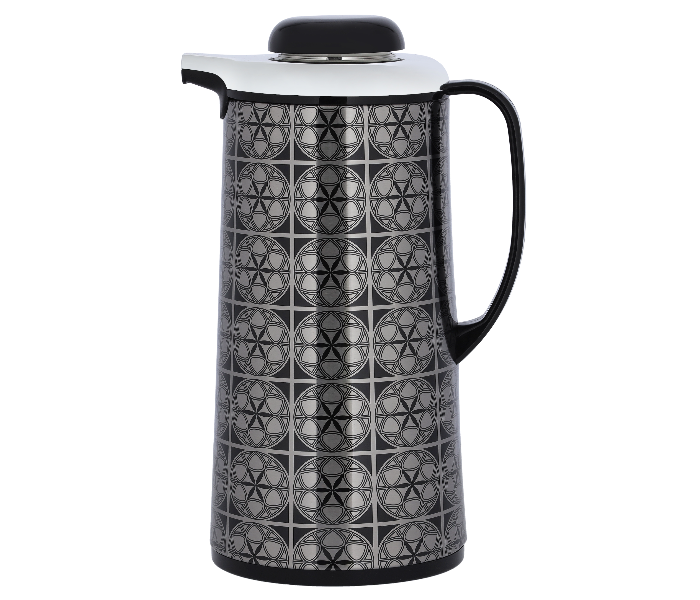 Delcasa DC2051 1.9Litre Stainless Steel Vacuum Flask - Black and White - Zoom Image 1