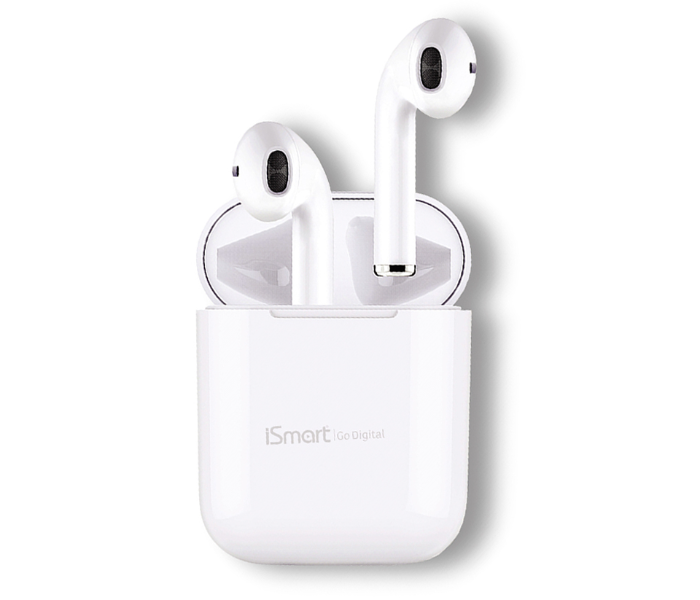 ISMART A11 X Wireless Compact Stereo Air pod with Touch Control - White - Zoom Image 1