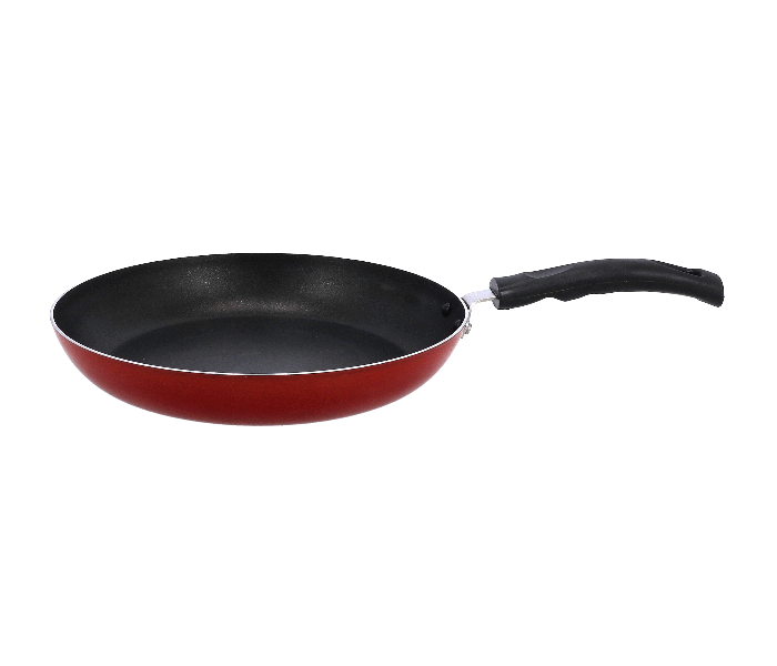 Delcasa DC1912 2Piece 26 cm Non Stick Frypan and Kadai Cooking Set -Red and Black - Zoom Image 2