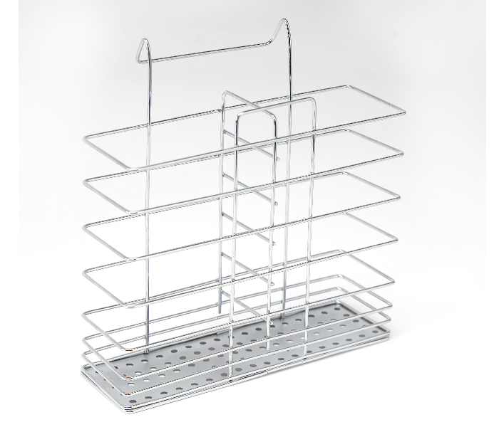 Delcasa DC2093 3Layer Stainless Steel Dish Rack - Silver - Zoom Image 4