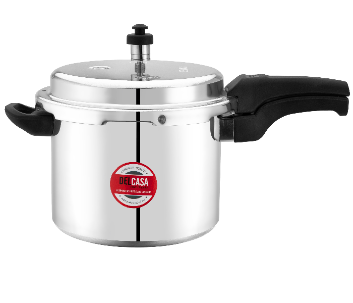 Delcasa DC2103 5Litre Aluminium Pressure Cooker - Silver - Zoom Image 1