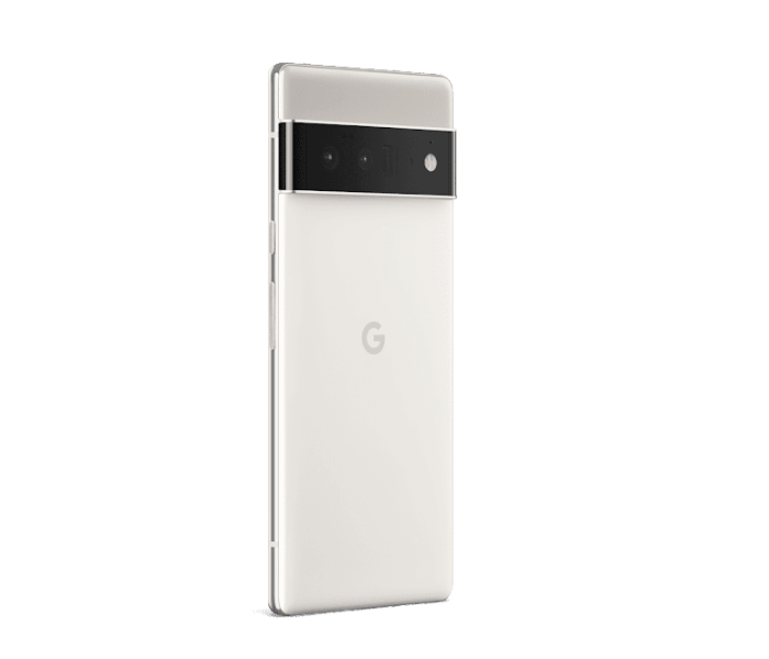 Google Pixel 6 Pro 12GB RAM 128GB with Google Tensor 5G Smartphone - Cloudy White - Zoom Image 2