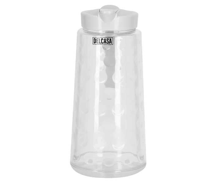 Delcasa DC1755 1.73 Litre Durable Spill Proof Polystyrene Water Jug with Handle - Clear - Zoom Image 2