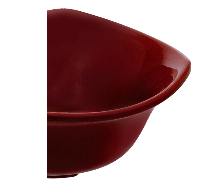 Delcasa DC2309 7.25 Inch Melamine Square Bowl - Maroon - Zoom Image 4