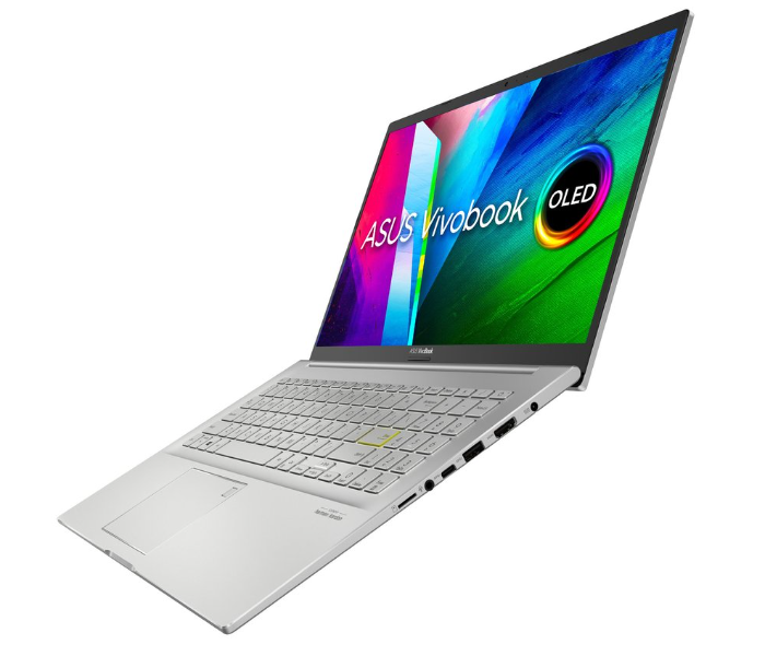 Asus K513EQ-OLED107T 15.6 Inch FHD OLED Intel Core i7 1165G7 Processor 16GB RAM 1TB SSD 2GB NVIDIA GeForce MX350 Graphics Windows 10 Home -Silver - Zoom Image 4