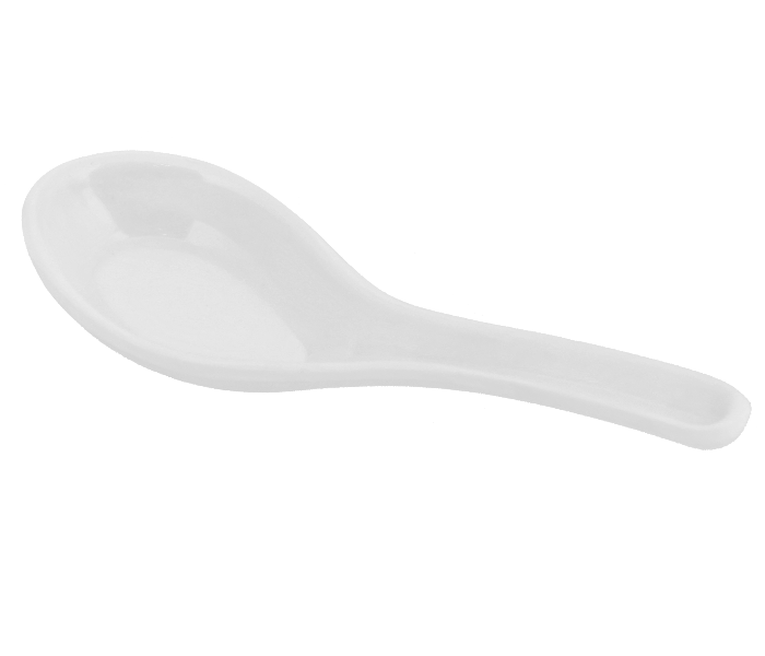 Delcasa DC2334 Melamine Soup Spoon - White - Zoom Image 2