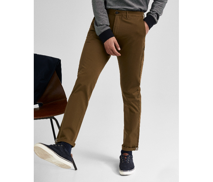 Springfield 155553729 Size 38 Chinos for Men - Green - Zoom Image 1