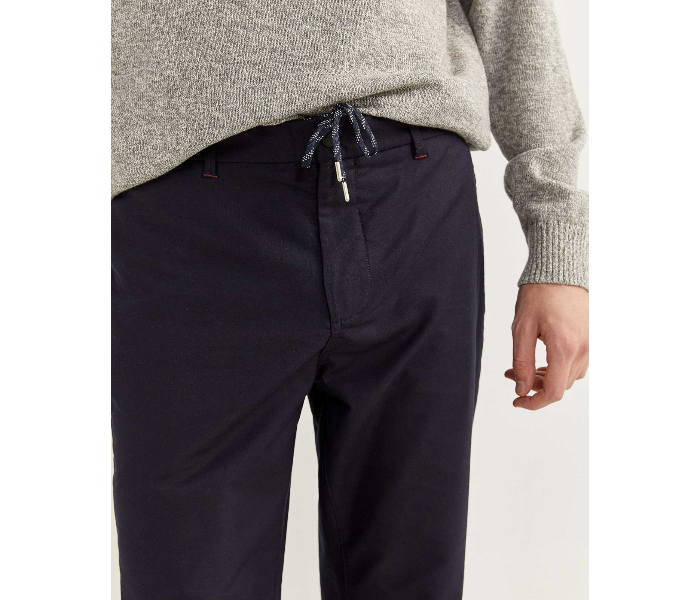 Springfield 155714910 Size 40 Chinos for Men - Navy - Zoom Image 2