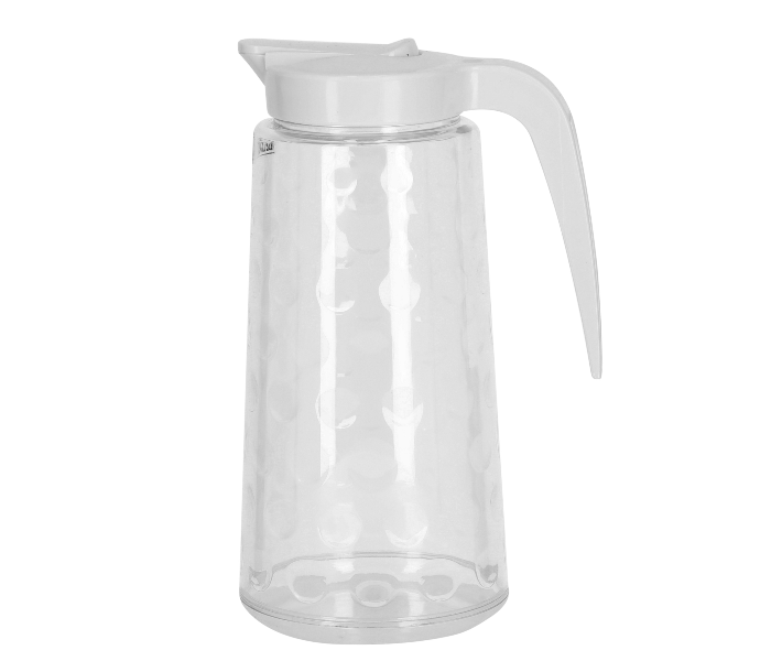 Delcasa DC1755 1.73 Litre Durable Spill Proof Polystyrene Water Jug with Handle - Clear - Zoom Image 1