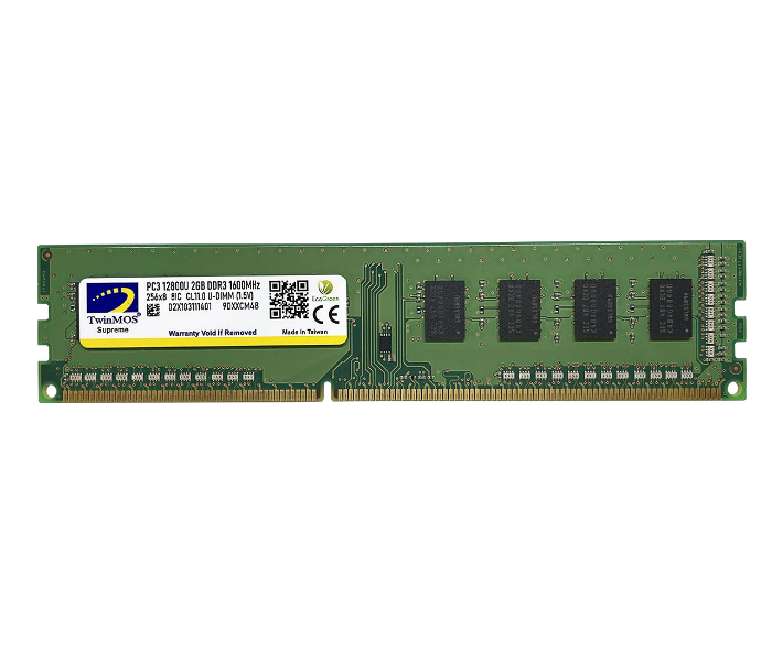 TwinMOS 8 GB DDR3 1600MHz U-DIMM RAM for Desktop - Zoom Image 2