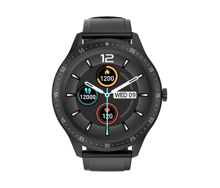 Porodo PD-VORTEX-BK 1.3 Inch HD Touch Screen IP67 Waterproof Sleep and Heart Rate Monitoring Smart Watch - Black - Zoom Image 1